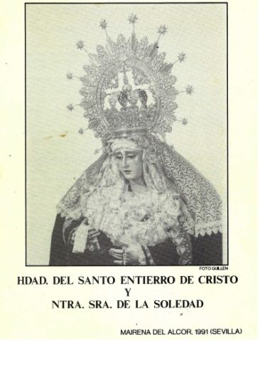 Boletín Hermandad de la Soledad. 1991.