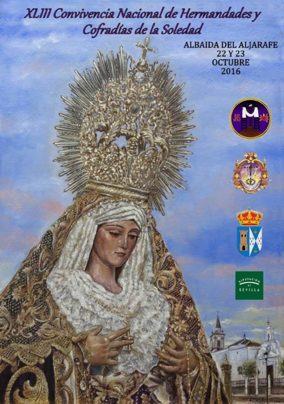 Cartel Convivencia Hermandades de la Soledad. Albaida del Aljarafe. 2016